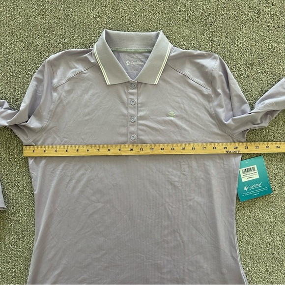 Coolibar UPF 50+ Women's Prestwick Golf Polo - Sun Protective Size Large - Picture 6 of 7